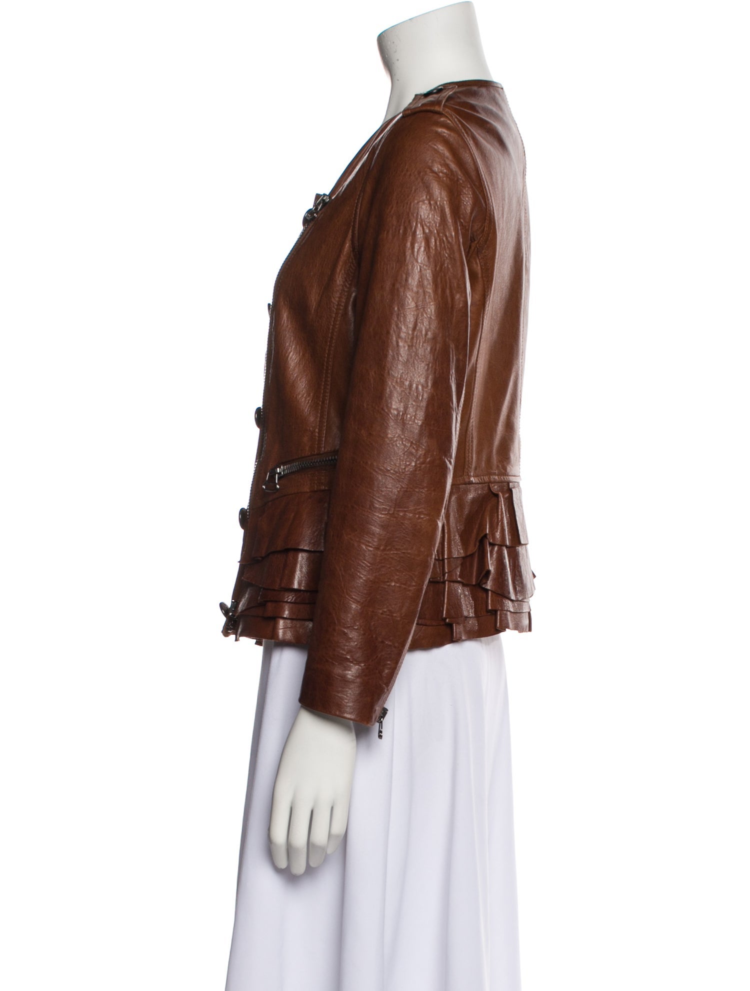 Brian Atwood Leather Jacket