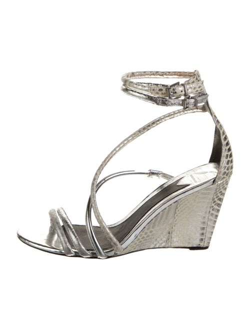 Brian Atwood Leather Espadrilles