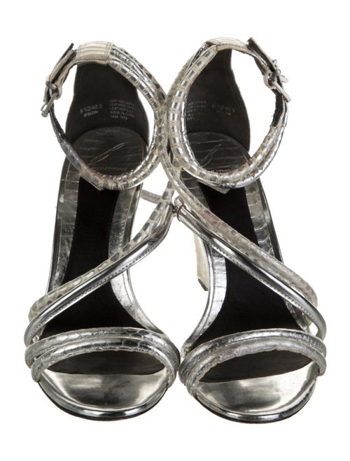 Brian Atwood Leather Espadrilles