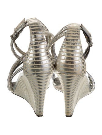 Brian Atwood Leather Espadrilles