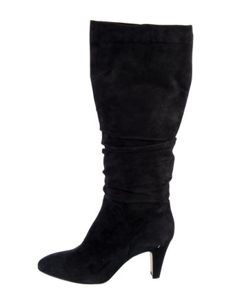 Brian Atwood Suede Slouch Boots
