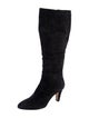 Brian Atwood Suede Slouch Boots