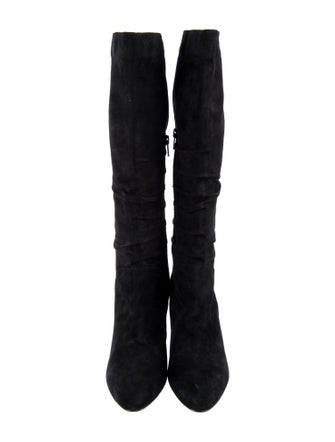 Brian Atwood Suede Slouch Boots