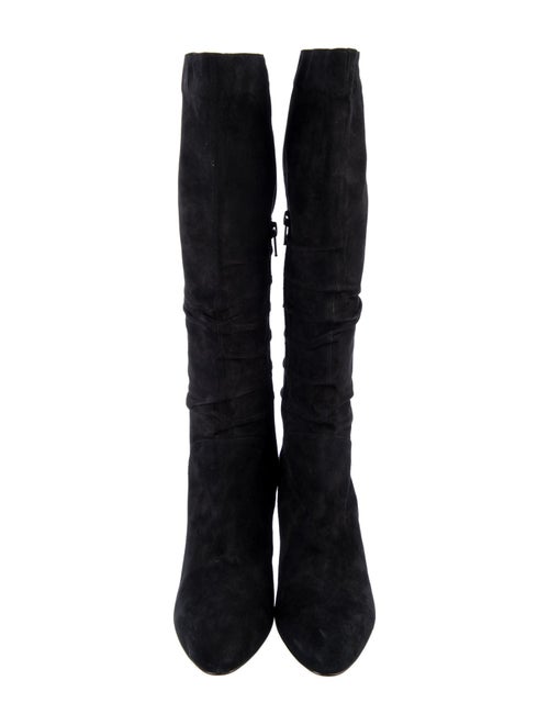 Brian Atwood Suede Slouch Boots