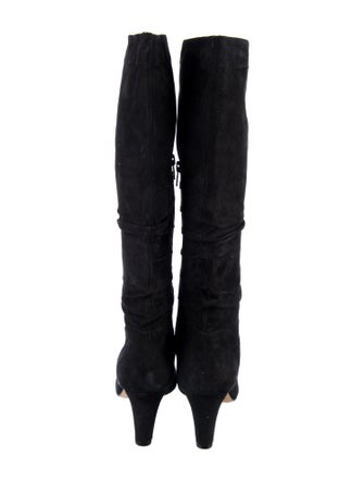 Brian Atwood Suede Slouch Boots