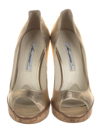 Brian Atwood Leather Flats