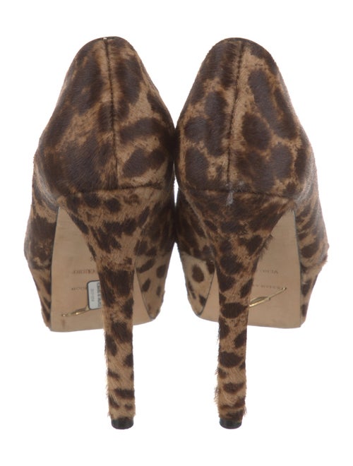 Brian Atwood Ponyhair Animal Print Slides
