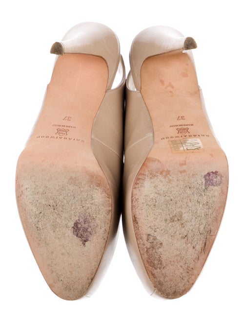 Brian Atwood Leather Slingback Pumps