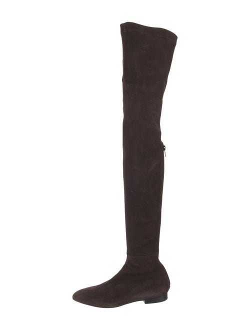 Brian Atwood Suede Sock Boots