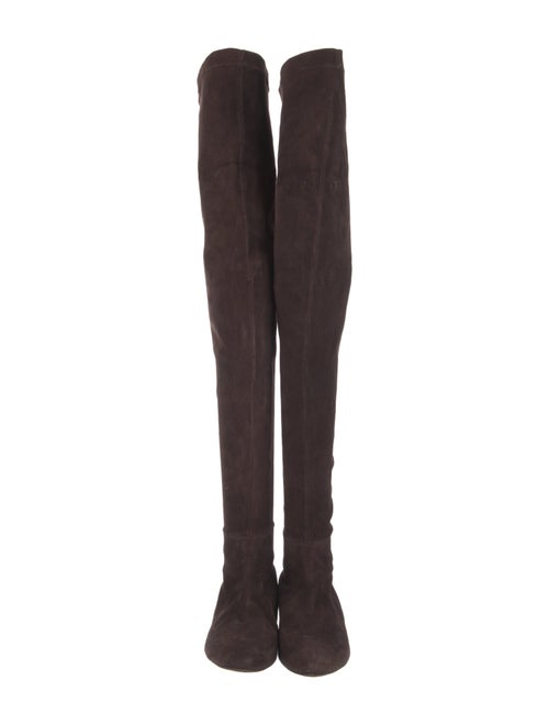 Brian Atwood Suede Sock Boots