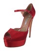 Brian Atwood Satin D'Orsay Pumps