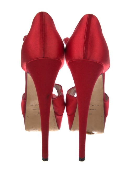 Brian Atwood Satin D'Orsay Pumps