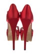 Brian Atwood Satin D'Orsay Pumps