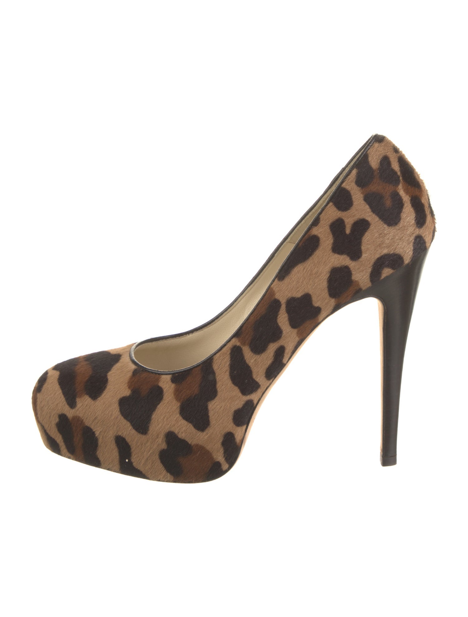 Brian Atwood Ponyhair Animal Print Pumps