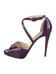 Brian Atwood Patent Leather D'Orsay Pumps