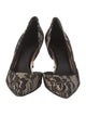 Brian Atwood Lace Lace Pattern D'Orsay Pumps