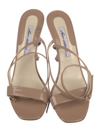 Brian Atwood Patent Leather Sandals