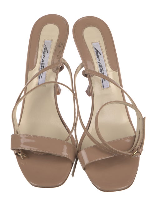 Brian Atwood Patent Leather Sandals