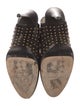 Brian Atwood Leather Studded Accents Slingback Pumps
