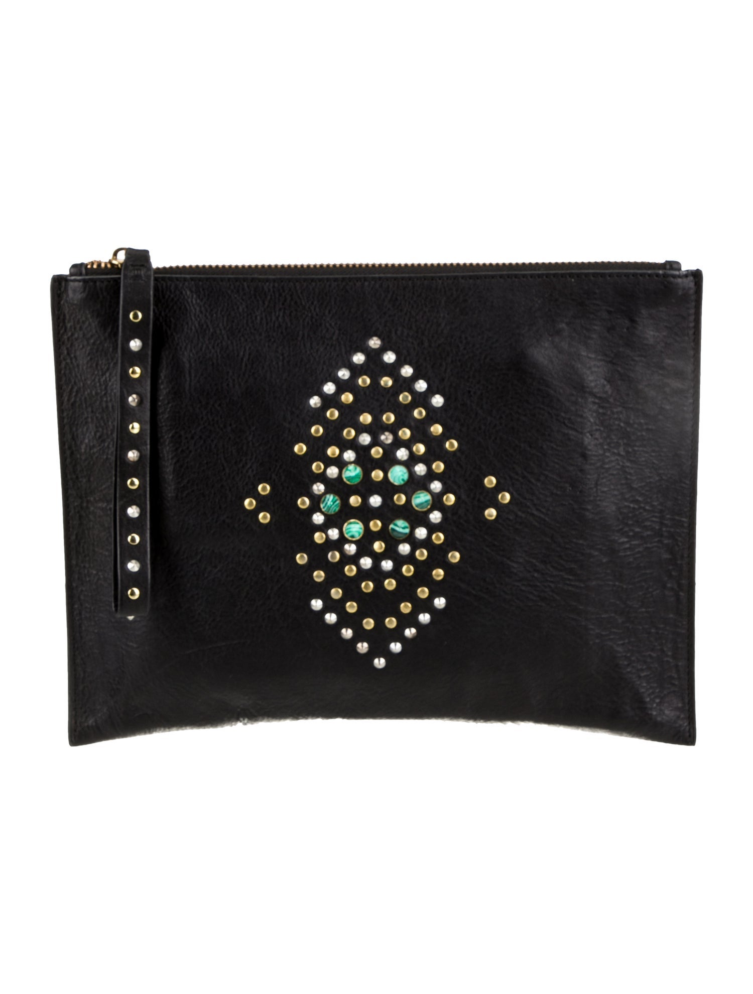 Brian Atwood Leather Clutch