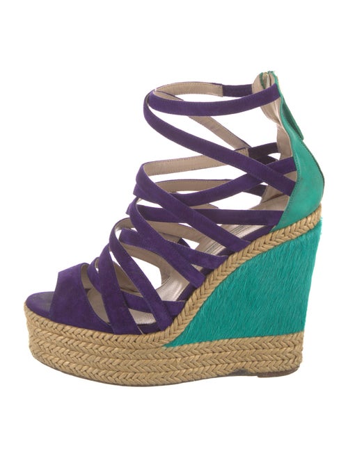 Brian Atwood Suede Espadrilles