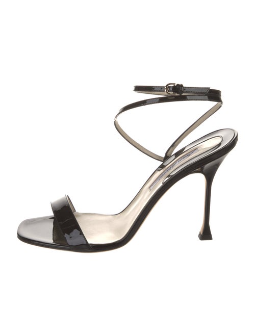 Brian Atwood Patent Leather Sandals