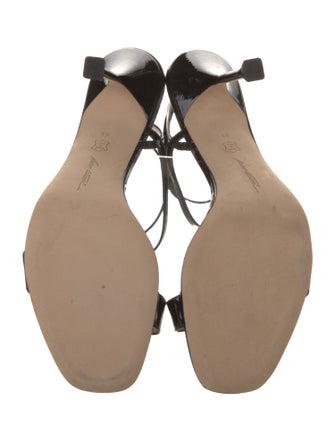 Brian Atwood Patent Leather Sandals