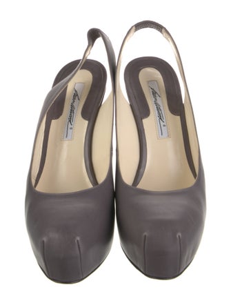 Brian Atwood Leather Slingback Pumps