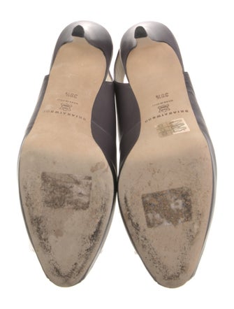 Brian Atwood Leather Slingback Pumps