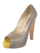 Brian Atwood Snakeskin Pumps