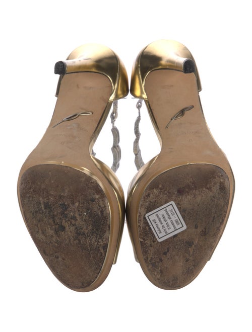 Brian Atwood Leather Sandals