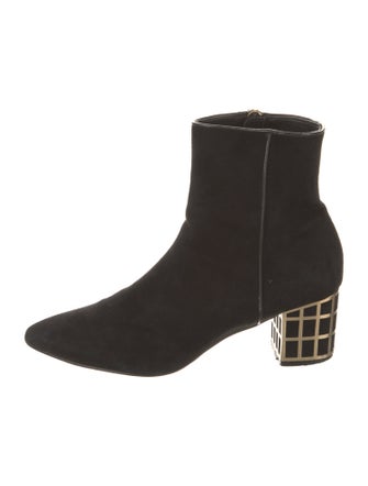 Brian Atwood Suede Sock Boots