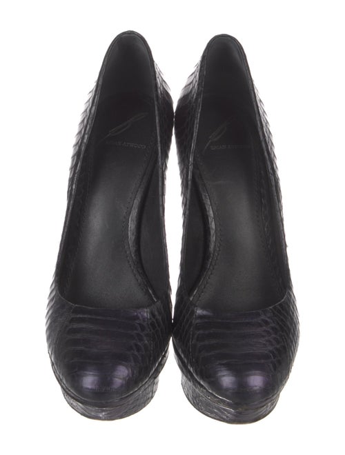 Brian Atwood Snakeskin Pumps