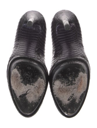 Brian Atwood Snakeskin Pumps