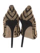 Brian Atwood Suede Studded Accents Pumps
