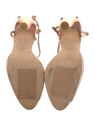 Brian Atwood Leather D'Orsay Pumps