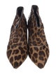 Brian Atwood Ponyhair Animal Print Boots