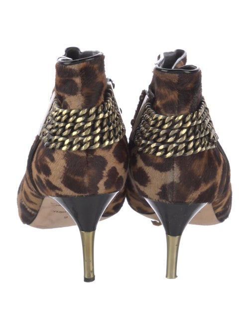 Brian Atwood Ponyhair Animal Print Boots
