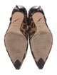Brian Atwood Ponyhair Animal Print Boots