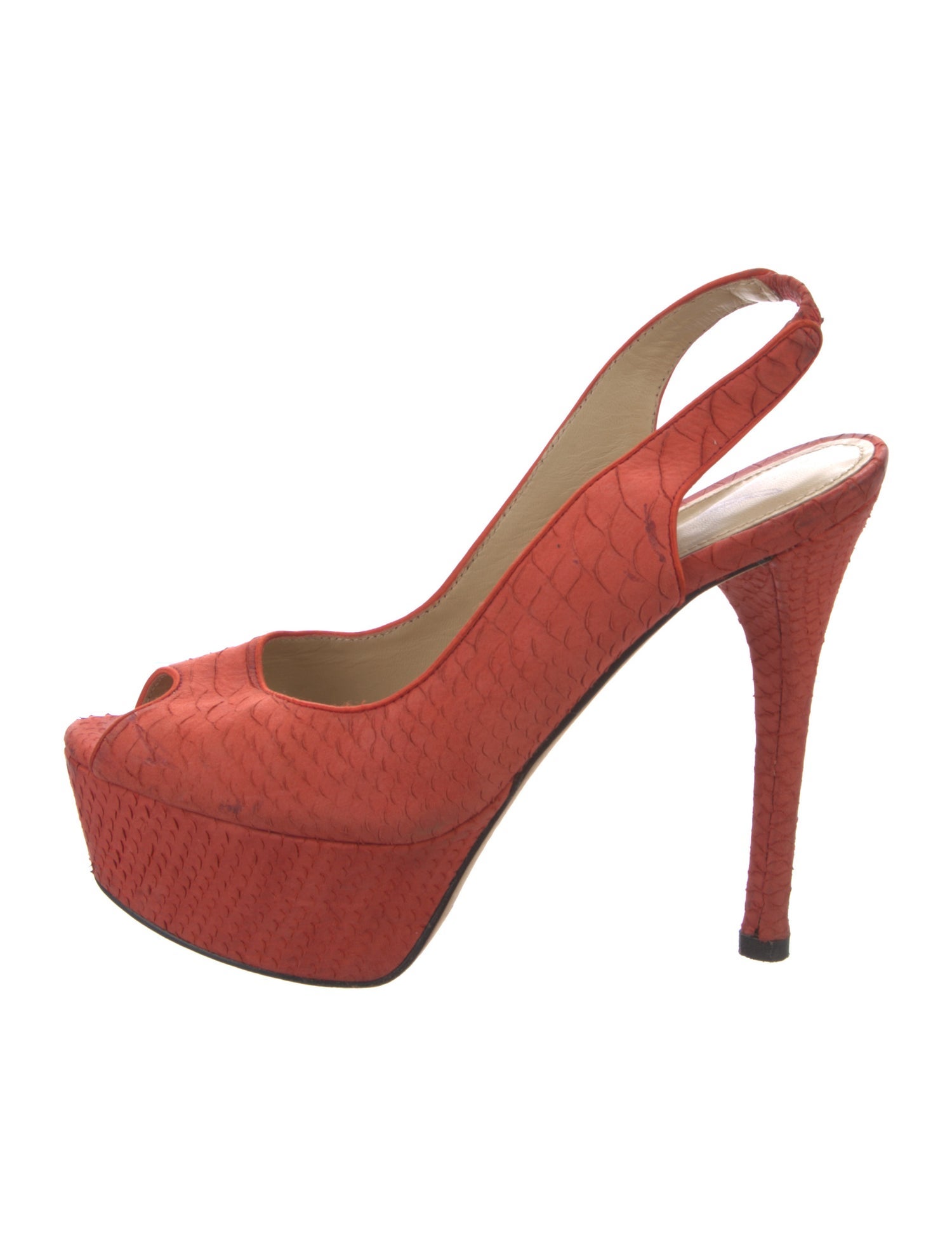 Brian Atwood Suede Slingback Sandals