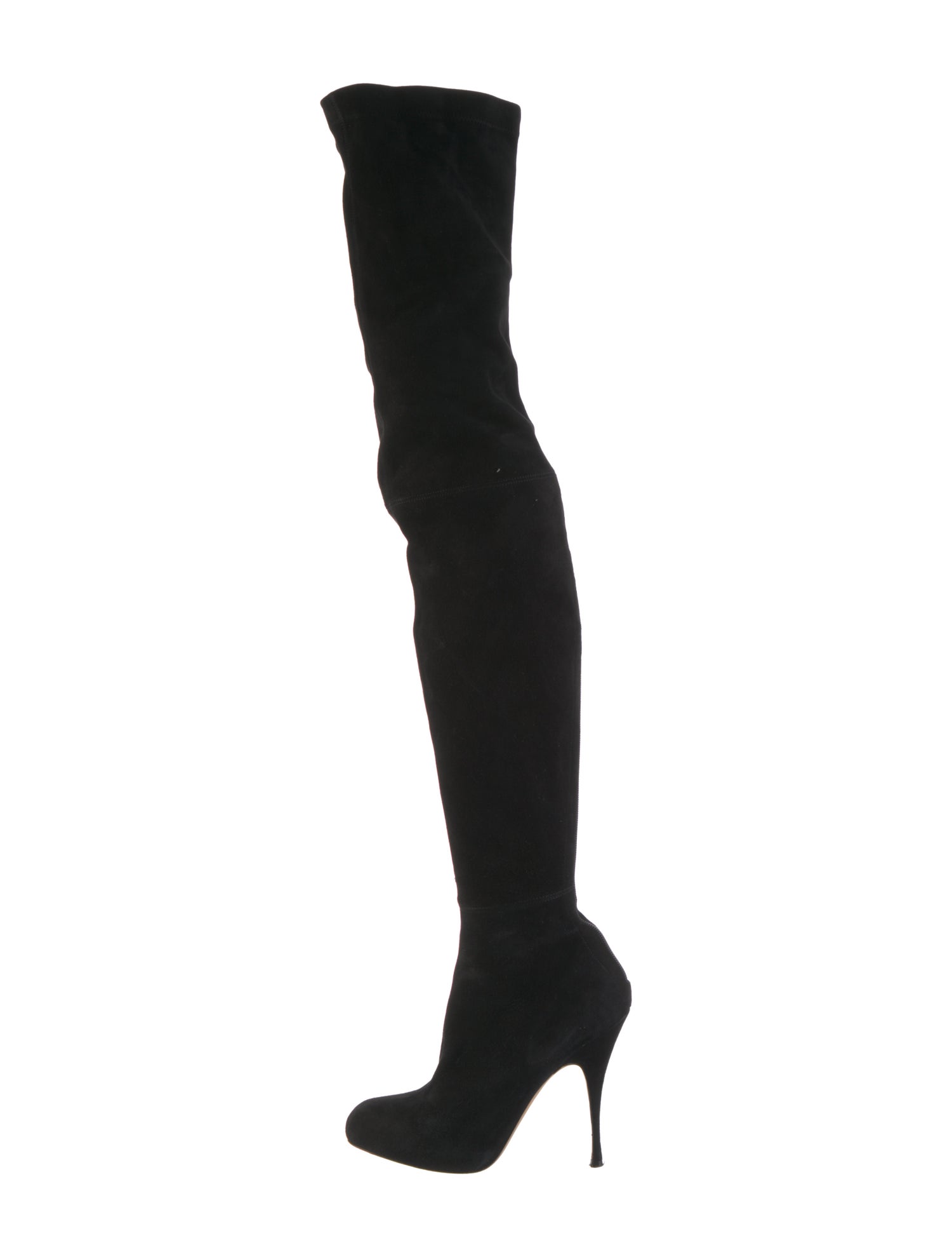 Brian Atwood Suede Sock Boots