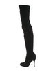 Brian Atwood Suede Sock Boots
