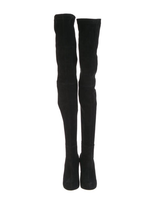 Brian Atwood Suede Sock Boots