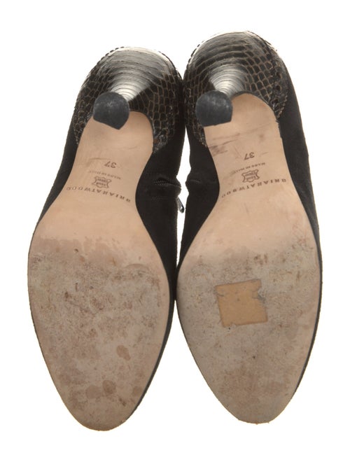 Brian Atwood Suede Mules