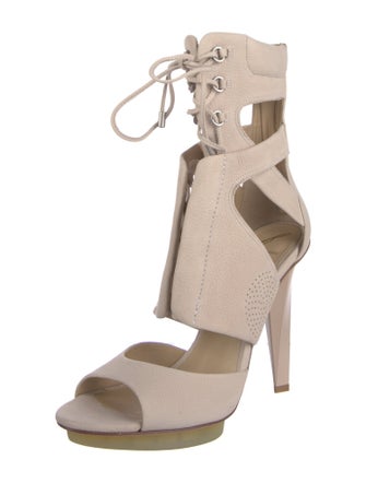Brian Atwood Leather Gladiator Sandals