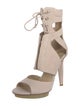 Brian Atwood Leather Gladiator Sandals