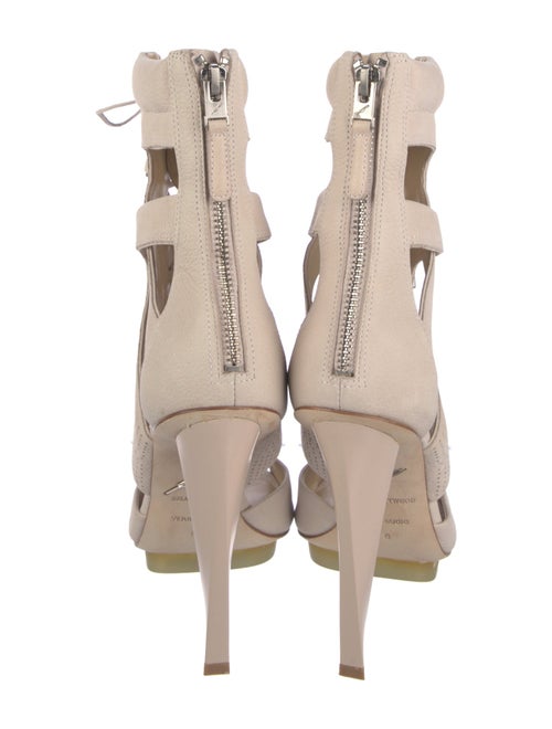 Brian Atwood Leather Gladiator Sandals