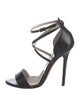 Brian Atwood Leather Sandals