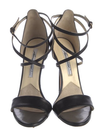 Brian Atwood Leather Sandals