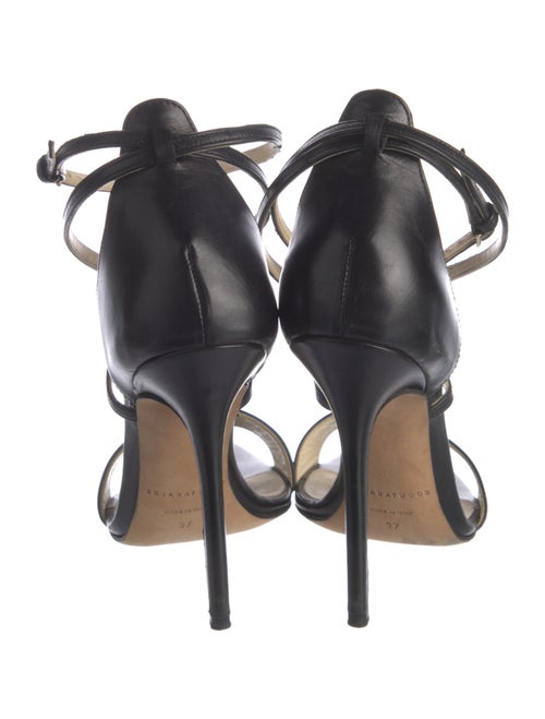 Brian Atwood Leather Sandals